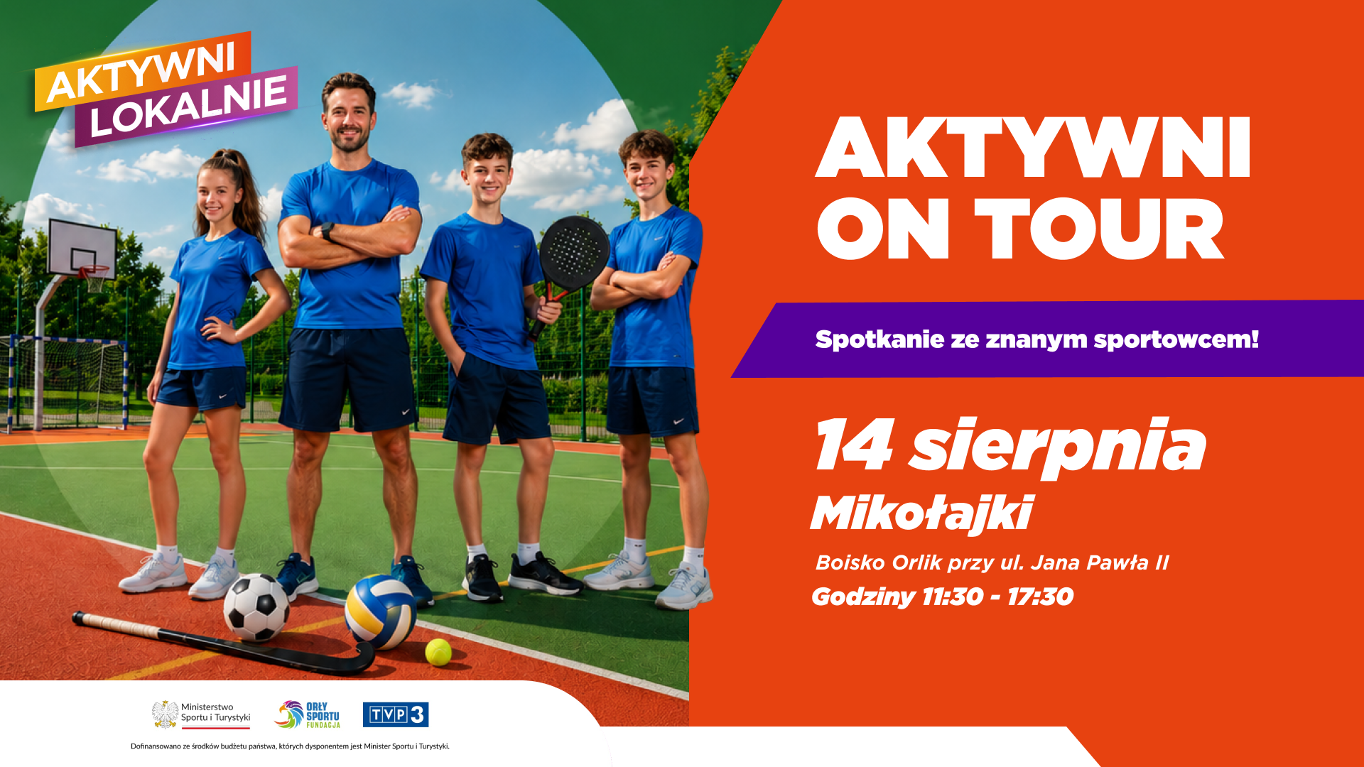 Aktywni on tour w Mikołajkach. Sport, zabawa i aktywność dla całych rodzin