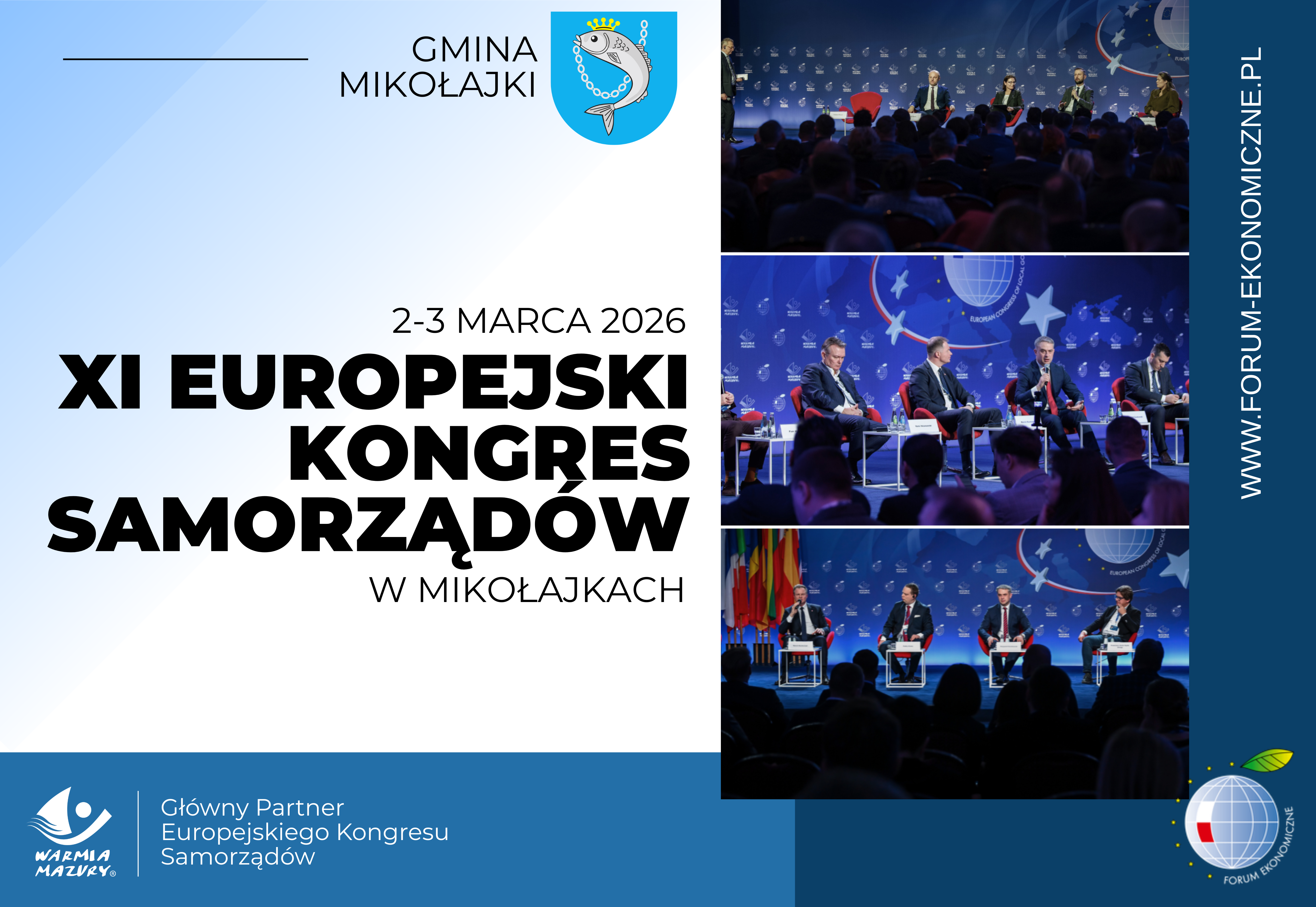 Mikołajki ponownie stolicą europejskiego samorządu - XI Europejski Kongres Samorządów!