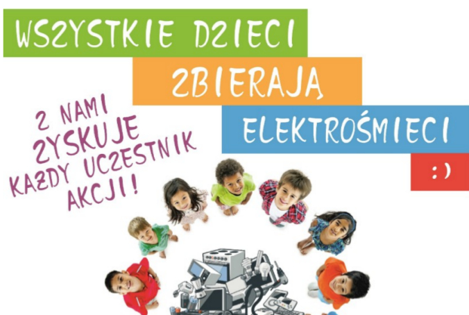 Wszystkie dzieci zbierają elektrośmieci. Akcja trwa do 16 grudnia 2019 r. 