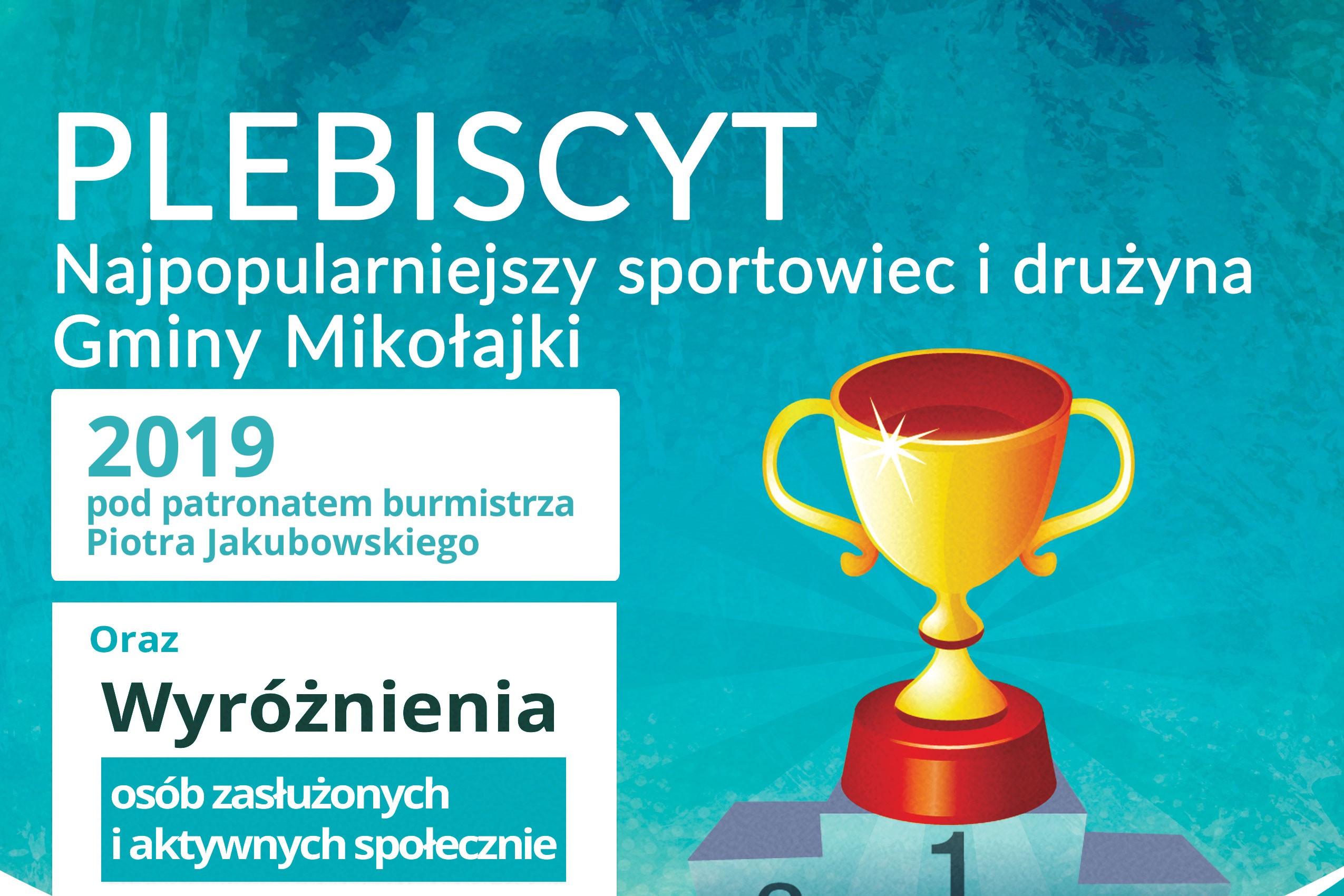 Najpopularniejszy Sportowiec oraz Najpopularniejsza Drużyna 2019 - Głosowanie trwa do 23.02.2020 r. godz. 23:59!