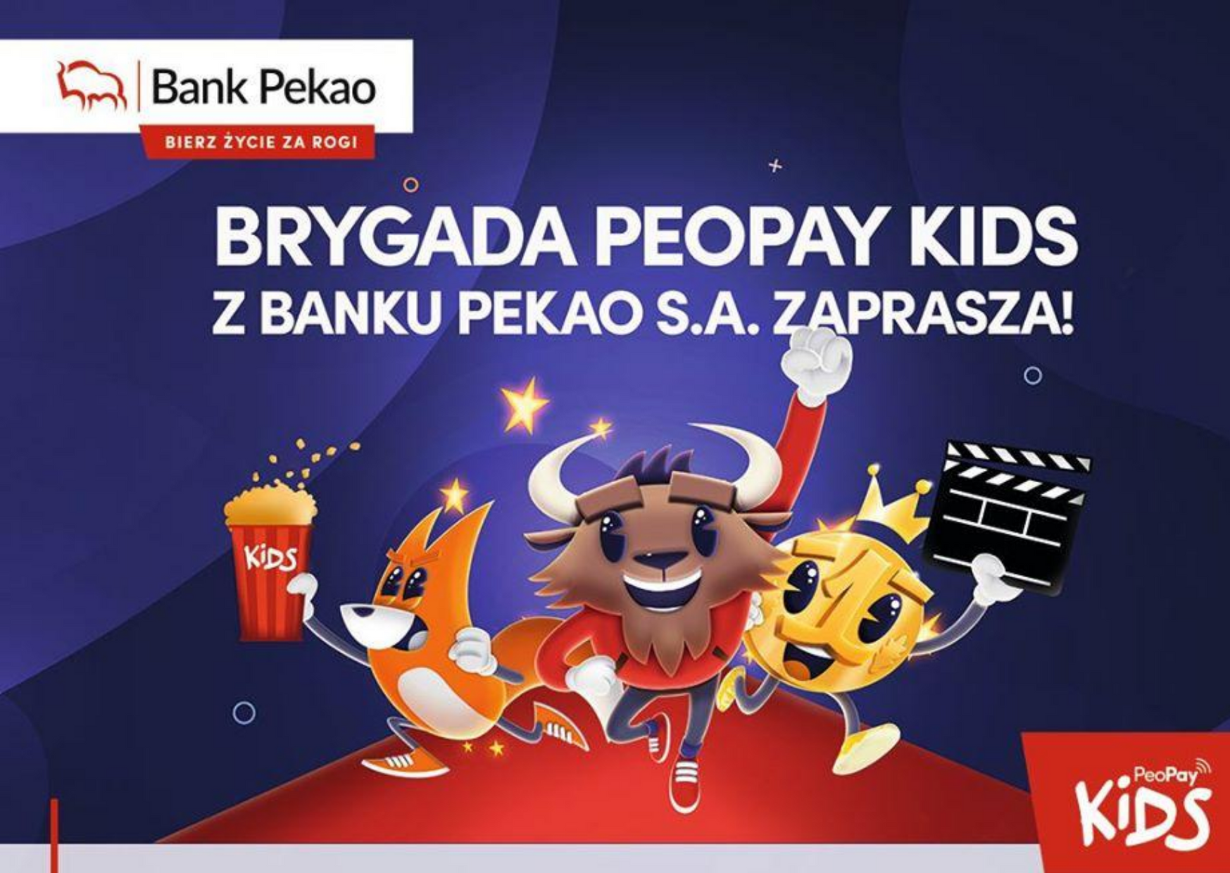 Brygada PEOpay Kids z Banku PKO S.A. zaprasza na dwa dni seansów familijnych!