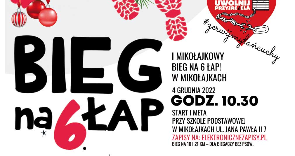 I Mikołajkowy Bieg Na 6 Łap!