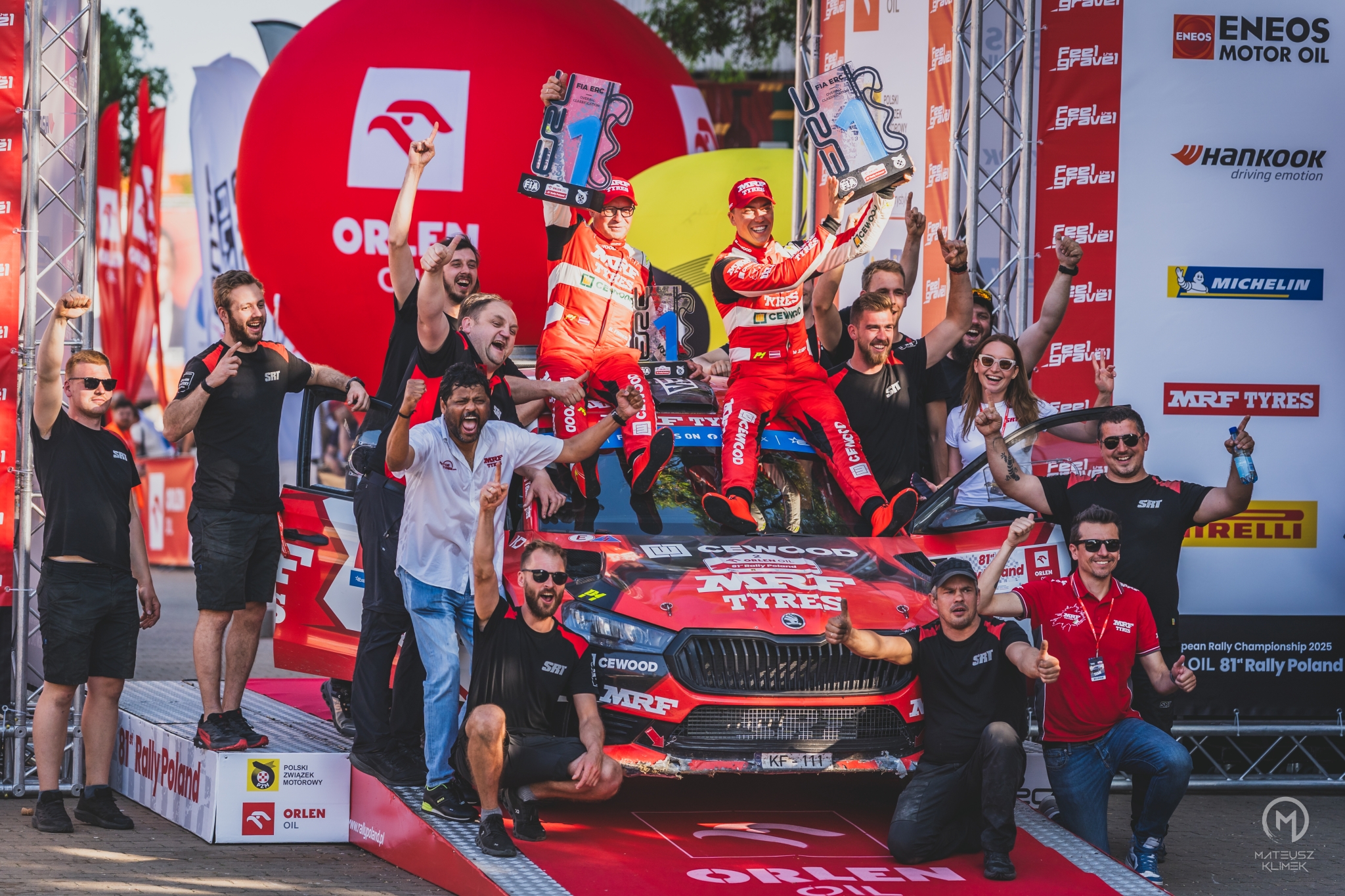 Sesks ponownie triumfuje w Rajdzie Polski! Powtórka z 2023 roku