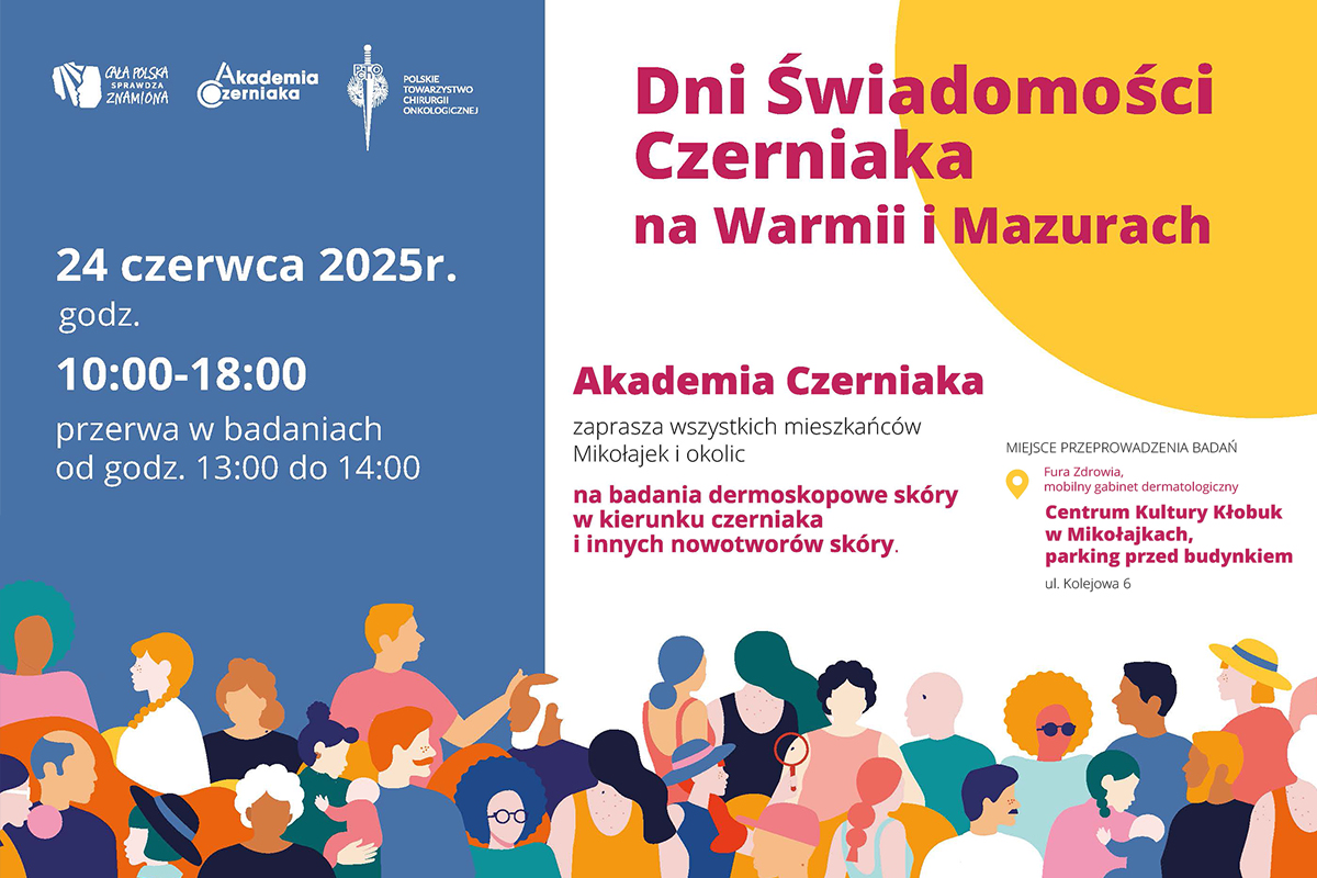 Sukces akcji profilaktycznej w Mikołajkach! Przebadano blisko 100 osób w kierunku czerniaka