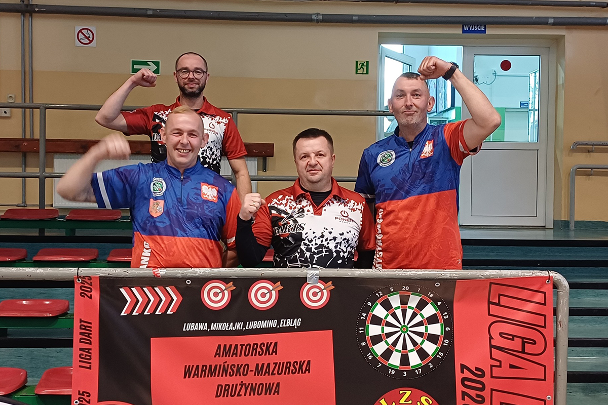 Mikołajki gospodarzem II rzutu Ligi Darta. Zacięta rywalizacja i zmiana na czele tabeli