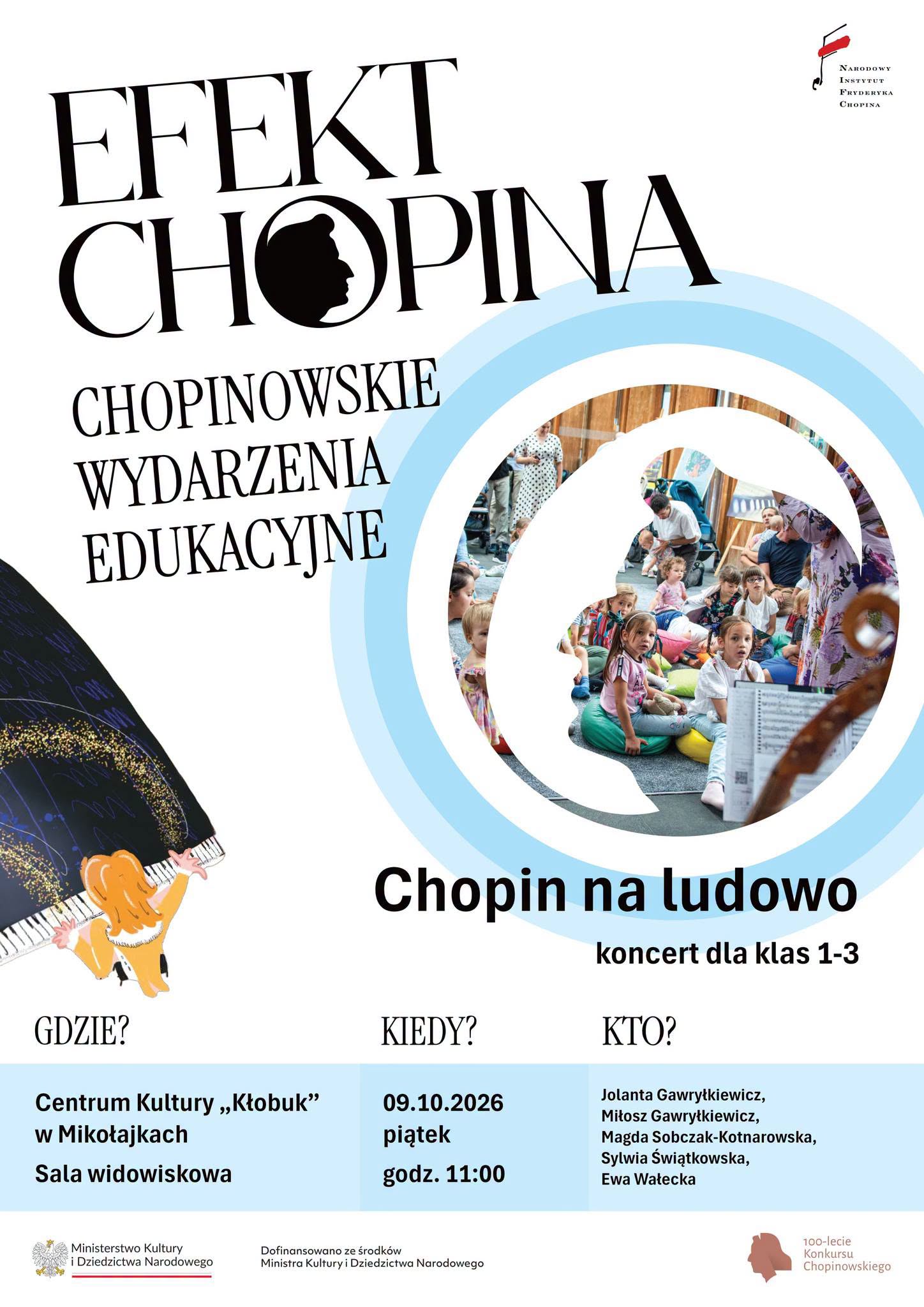 Edukacja muzyczna najmłodszych. Projekt „Efekt Chopina” zagości w Mikołajkach