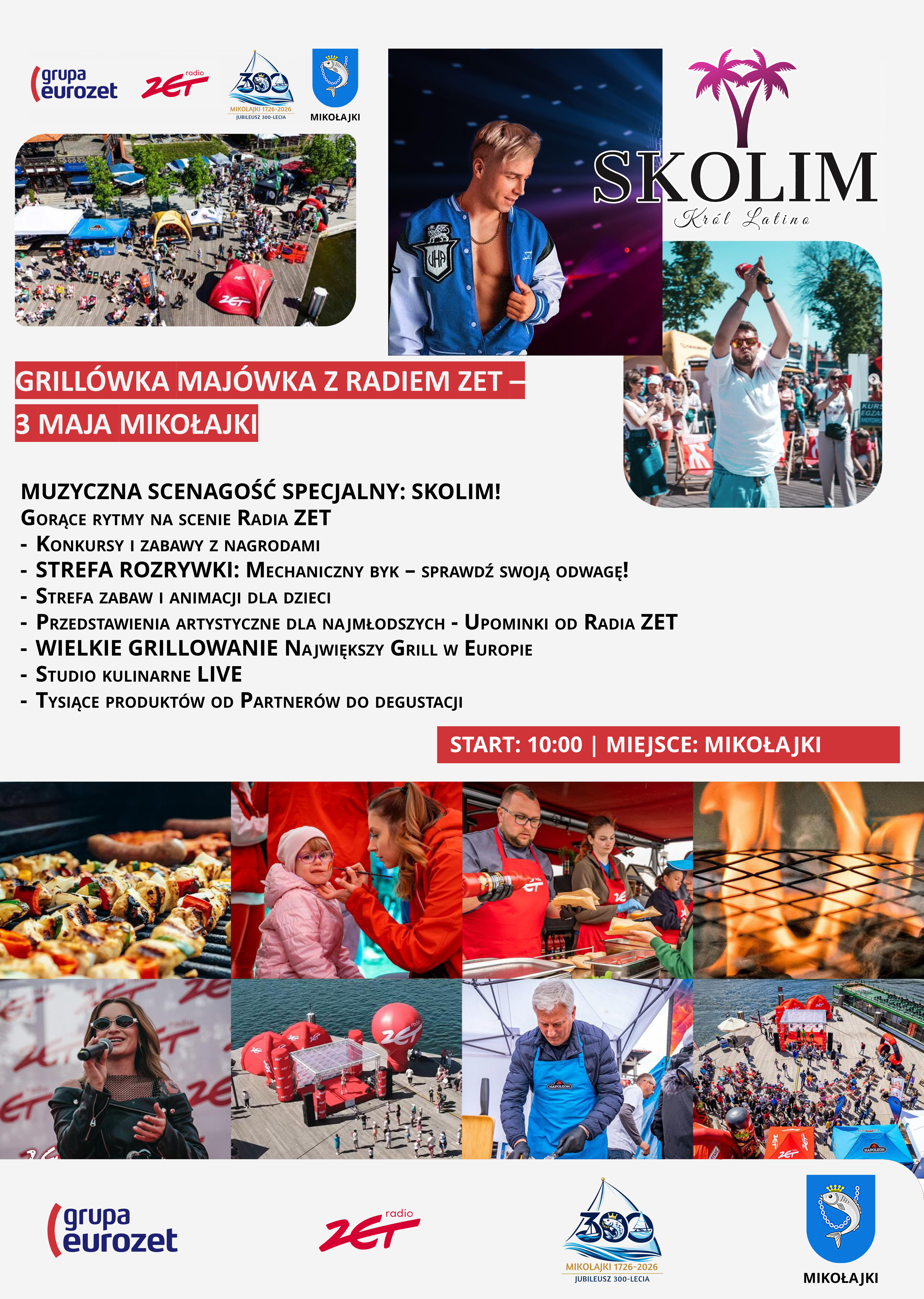 Król Latino w Mikołajkach! Skolim gwiazdą Majówki z Radiem ZET